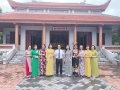 Chi bộ khoa Lý luận cơ sở tổ chức Sinh hoạt chuyên đề quý 3 tại Khu di tích lưu niệm Chủ tịch Hồ Chí Minh xã Chu Hóa