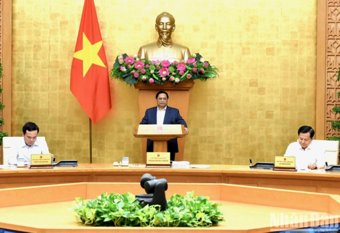 Thủ tướng Chính phủ Phạm Minh Chính chủ trì hội nghị trực tuyến với các địa phương đánh giá tình hình kinh tế - xã hội 9 tháng đầu năm 2023