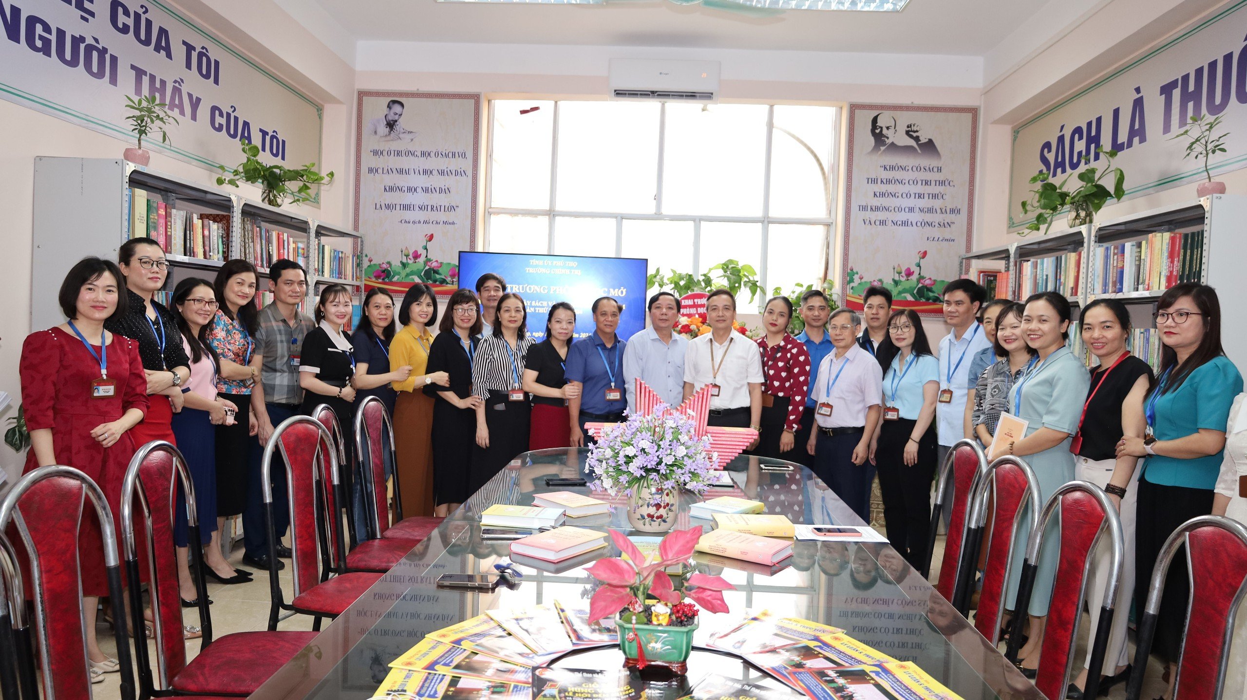 Trường Chính trị tỉnh Khai trương phòng đọc mở, hướng ứng ngày sách và văn hóa đọc Việt Nam lần thứ 3 - năm 2024